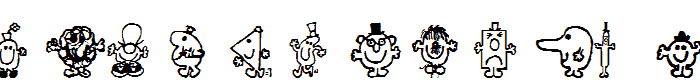 Mr Men font